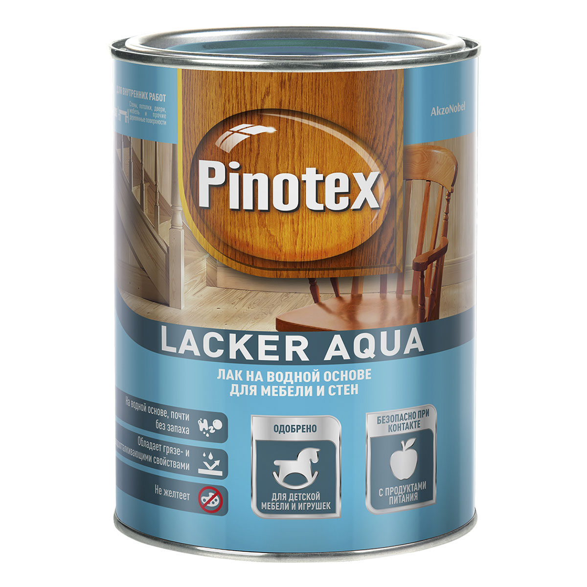 Лак на водной основе Pinotex Lacker Aqua 10 (матовый) 1л Лак на водной основе Pinotex Lacker Aqua 10 (матовый) 1л