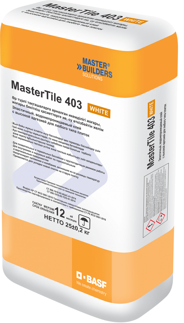 MBS Клей MasterTile FLX 403, водо-морозоуст.(для бассейнов) 25кг