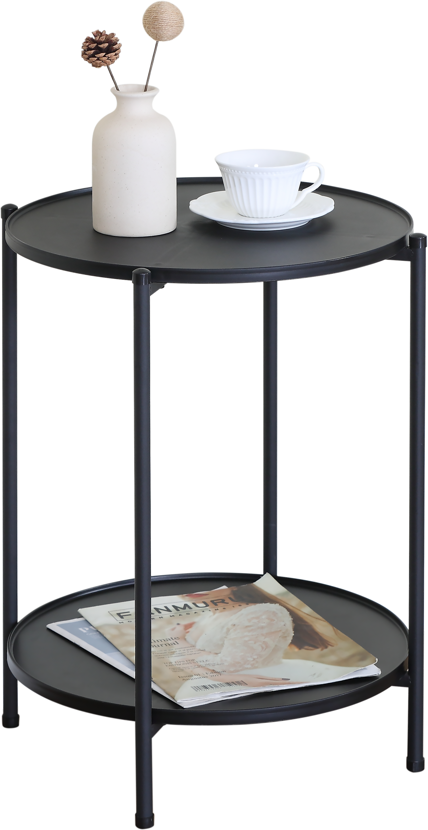 Столик журнальный GDX черный 43,3х56,5 см CN