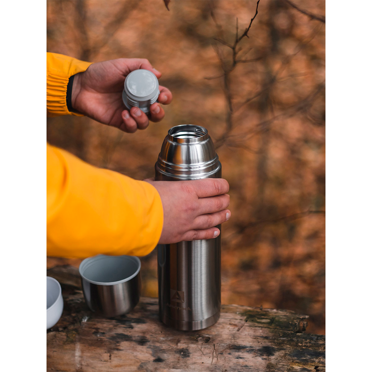 Термос Арктика 105-750 вакуумный питьевой 750 мл серебристый