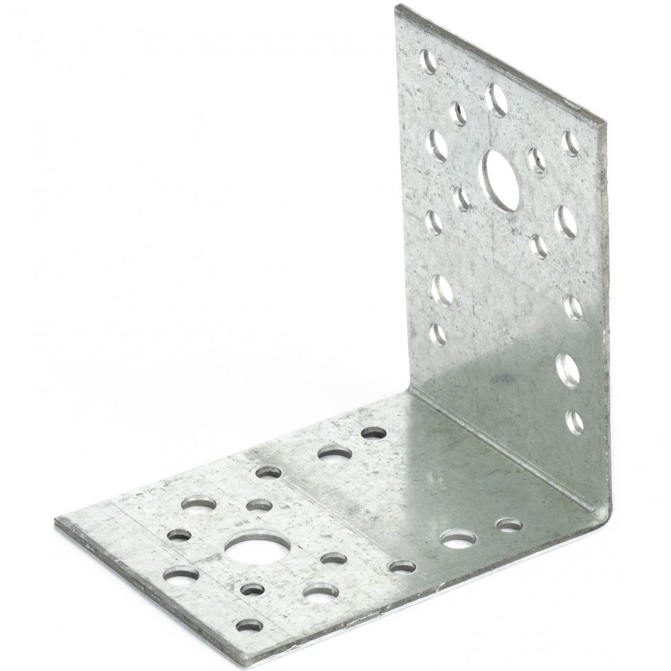 Крепежный уголок 2,0 мм, КU 90x90x65 мм, Россия// Сибртех