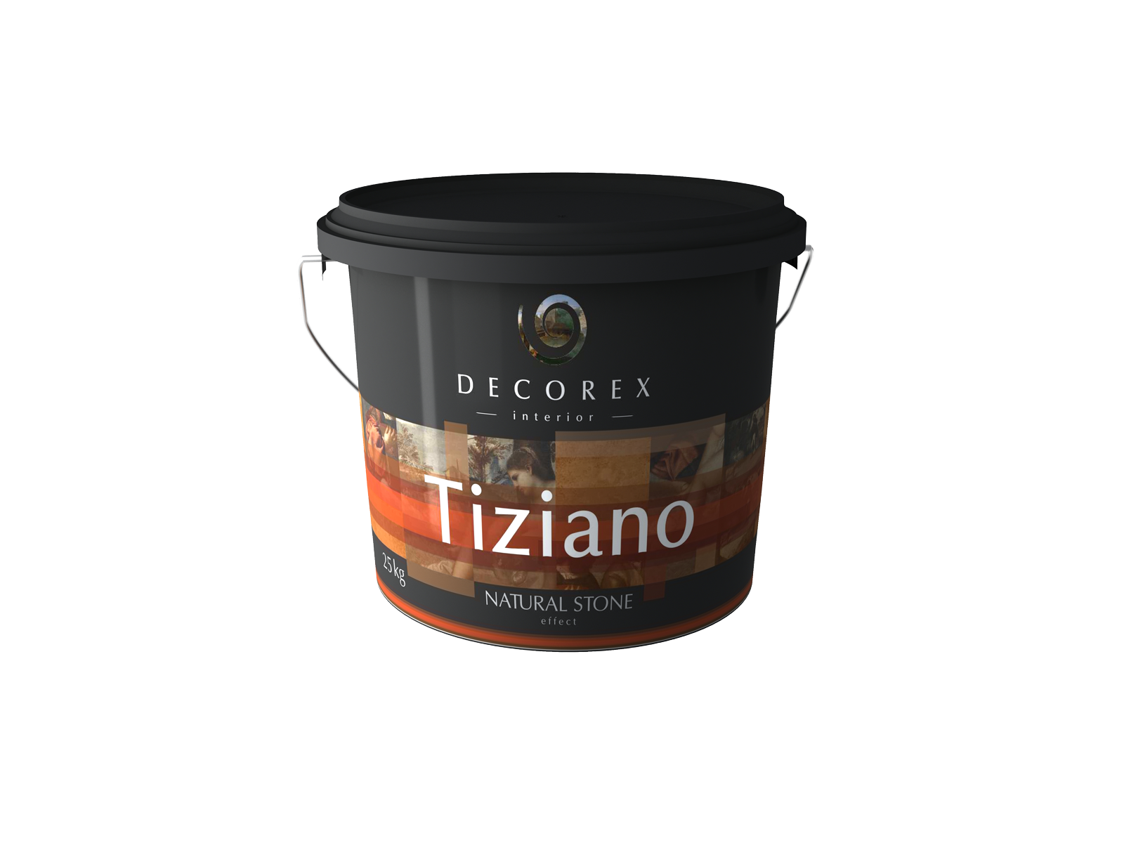 Декоративная штукатурка Decorex TIZIANO NEW, 25 кг, база silver
