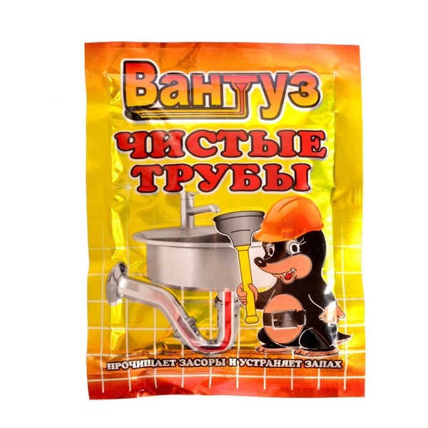 Средство для прочистки труб Вантус 70 г