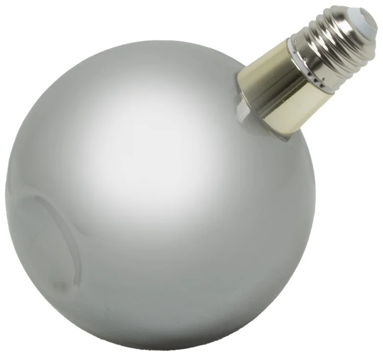 Лампа декоративная LED PG120 3W 3000K шар Хром