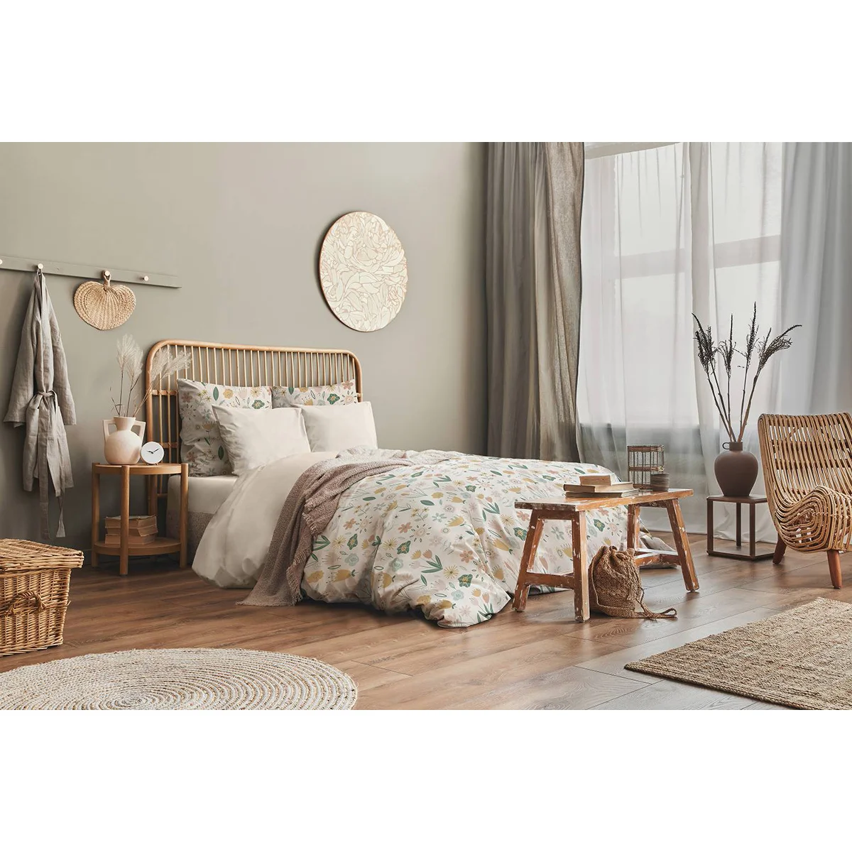 Комплект постельного белья Волшебная Ночь Fauna 1,5 сп нав.50х70 см х2шт перкаль 786699
