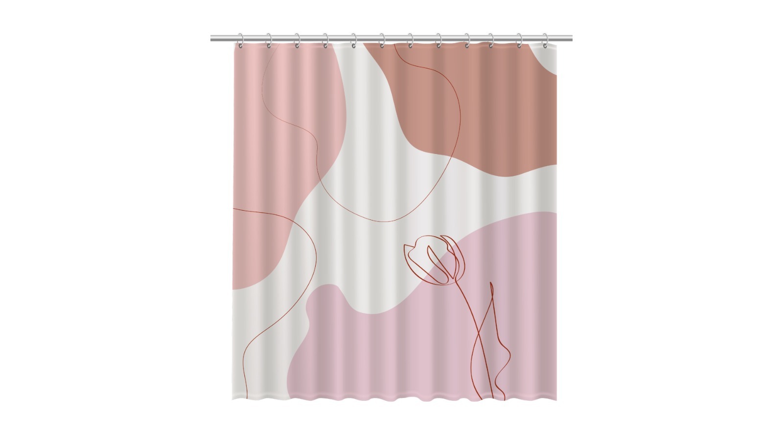 Штора для ванной Fixsen Cream FX-2514