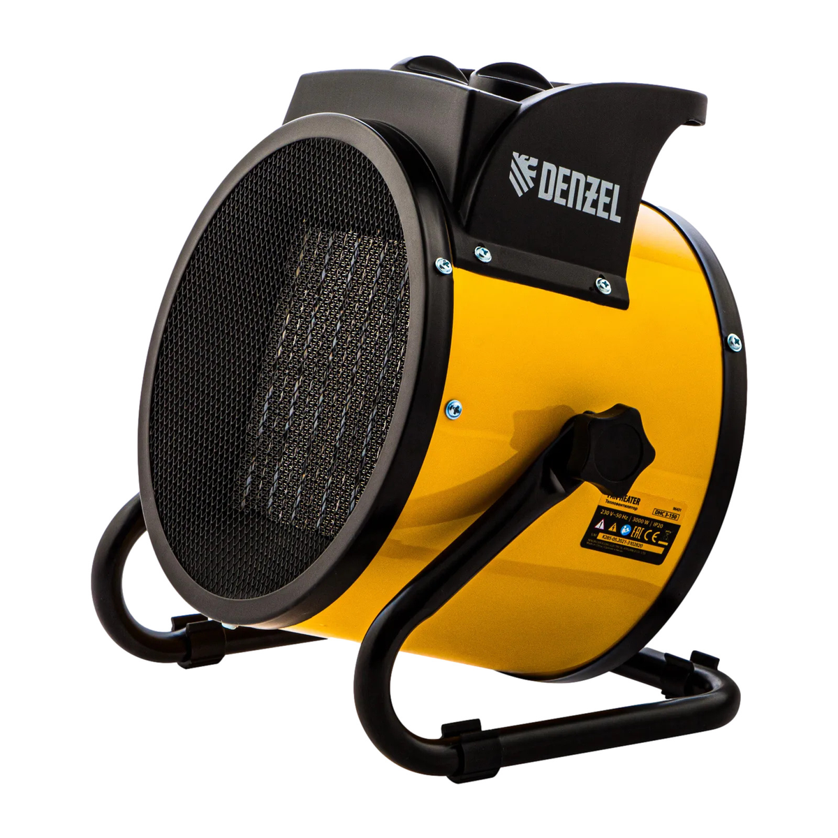 Пушка тепловая Denzel, DHC 3-150, керамический нагреватель(тепловентилятор)  220В, 0,025/1,5/3 кВ