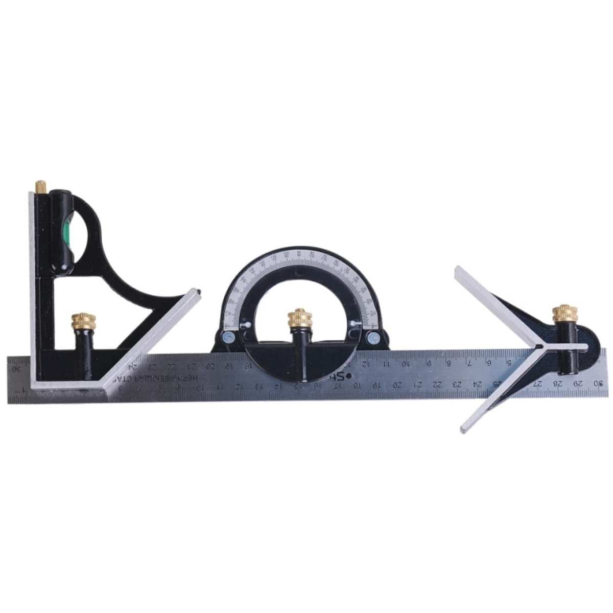 Угольник многофункциональный Sturm! 2020-09-300, 300мм, уровень, транспортир, чертилка