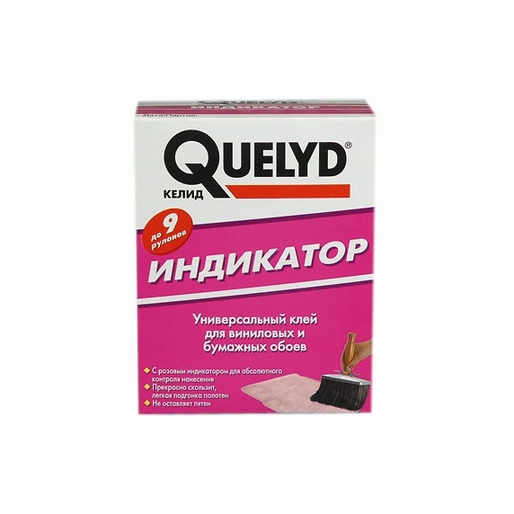 Клей для обоев Quelyd 250г индикатор Клей для обоев Quelyd 250г индикатор