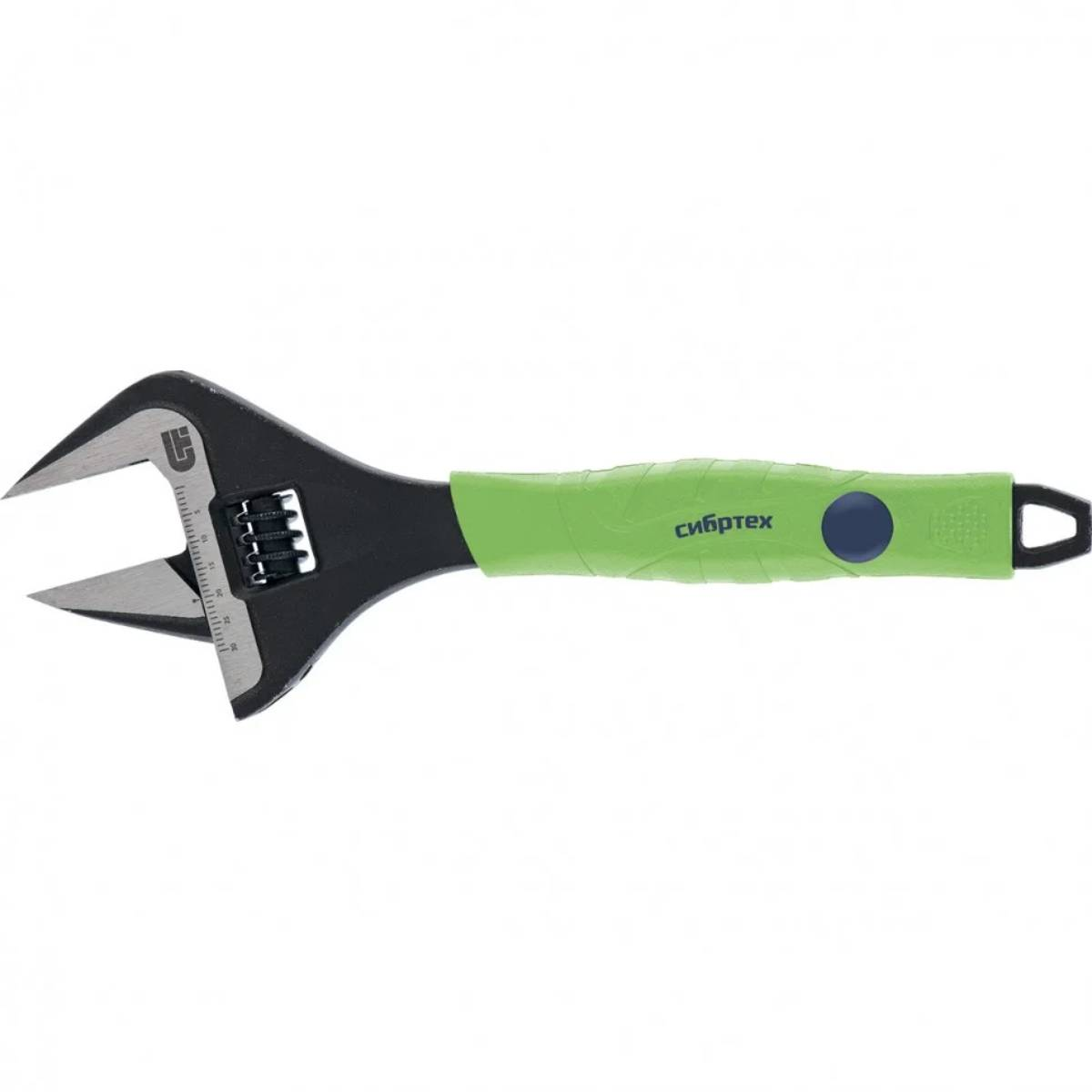 Ключ разводной, тонкие губки, фосфатированый, 200 мм, CrV// Сибртех