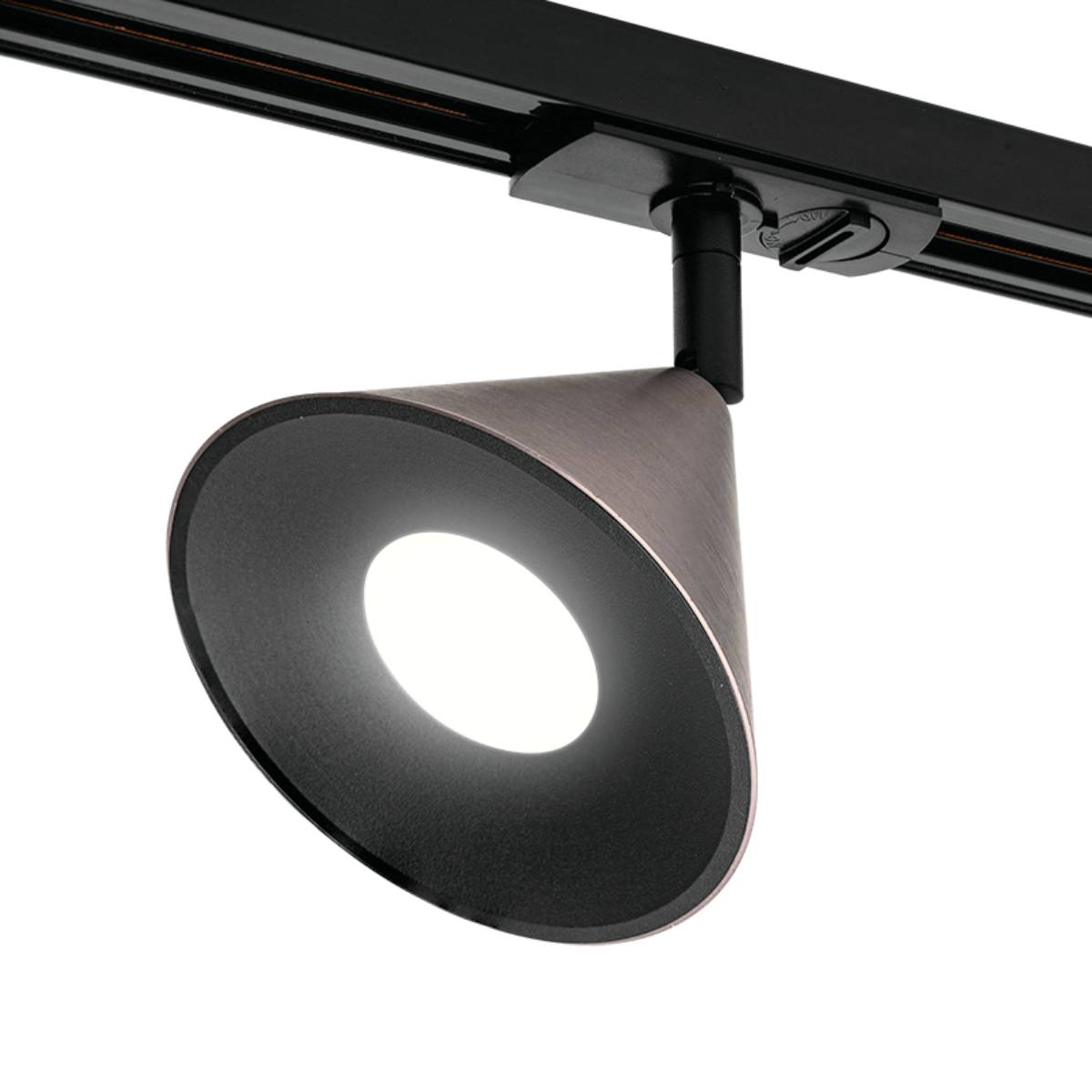 Светильник трековый WOLTA WTL-GU10/08CH под лампу GU10 Черный / Серый BELLO