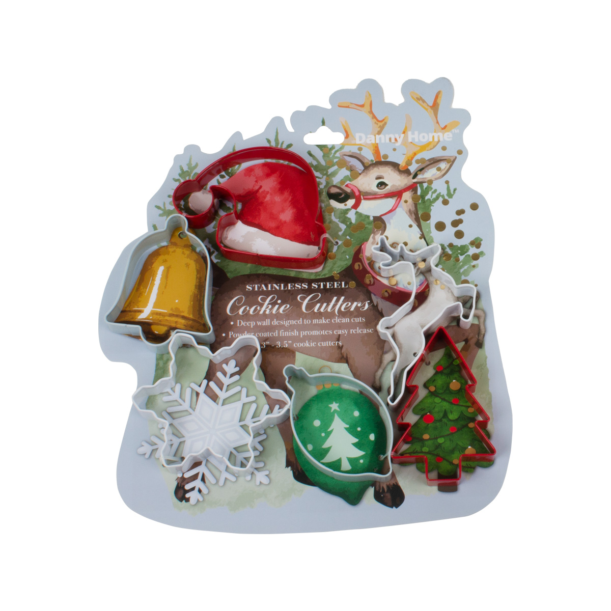 Набор формочек для печенья DH 6 шт DH3784-MIX