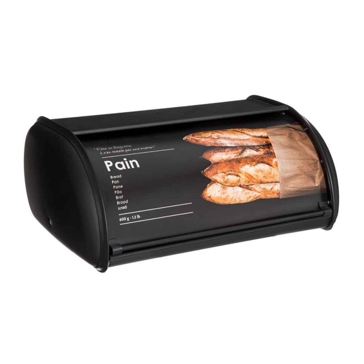 Хлебница 5Five 35х23х15 см черный металл 136319