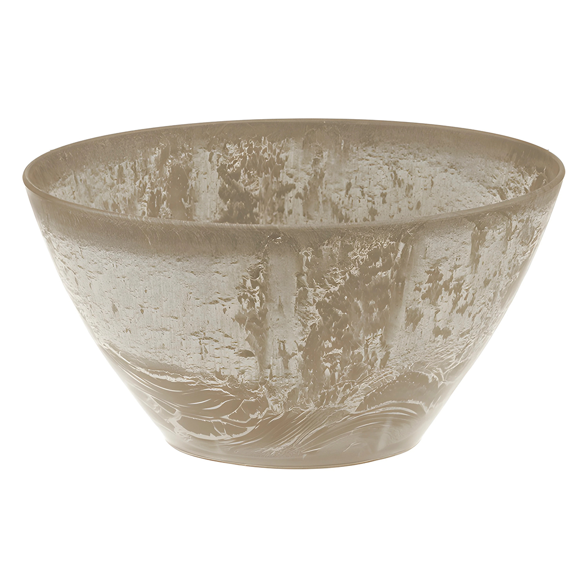 Кашпо IDEA МИКРИТ овальное 1,4л бежевый слайн М 3108