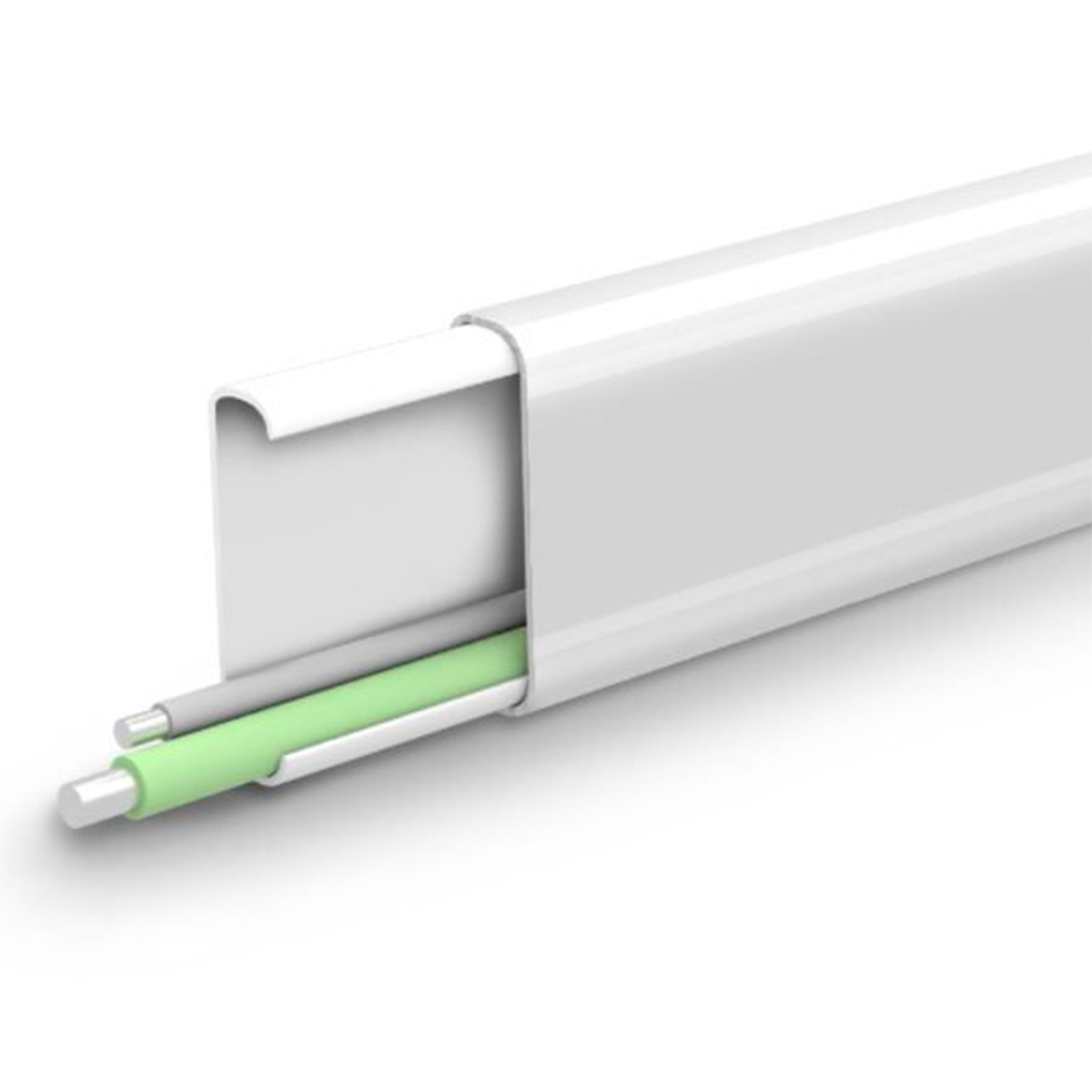 Кабель-канал 22*10мм 2,2м "Деконика", 001 Белый