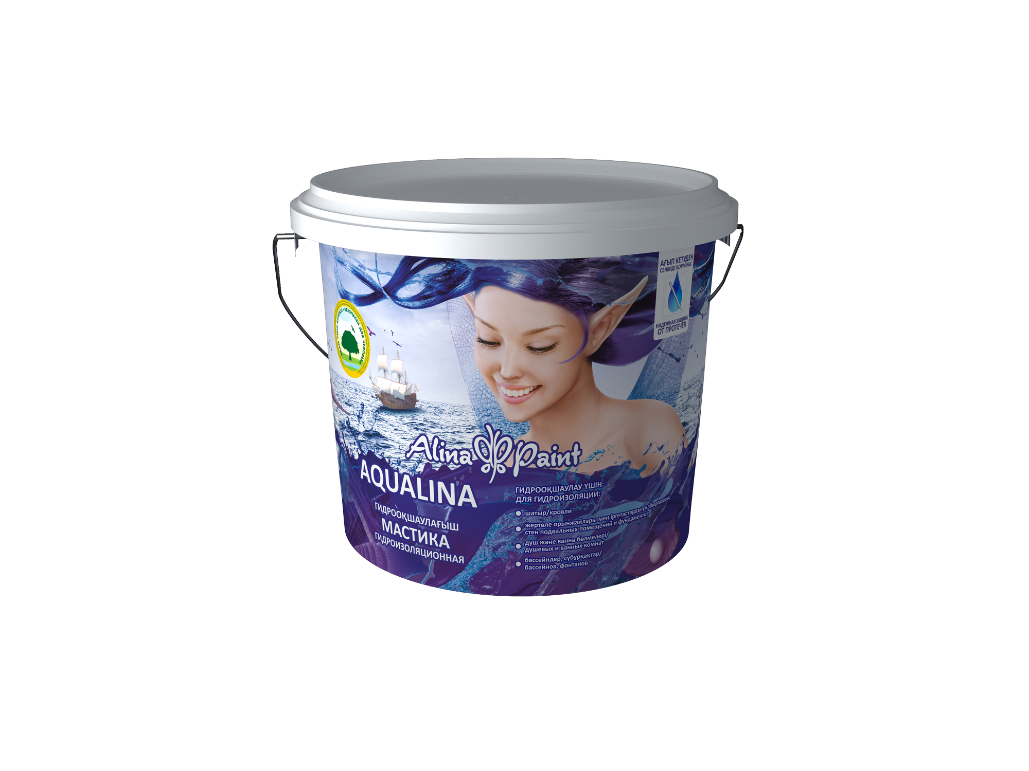Мастика, Alina Paint Aqualina 3 кг (гидроизоляционная)