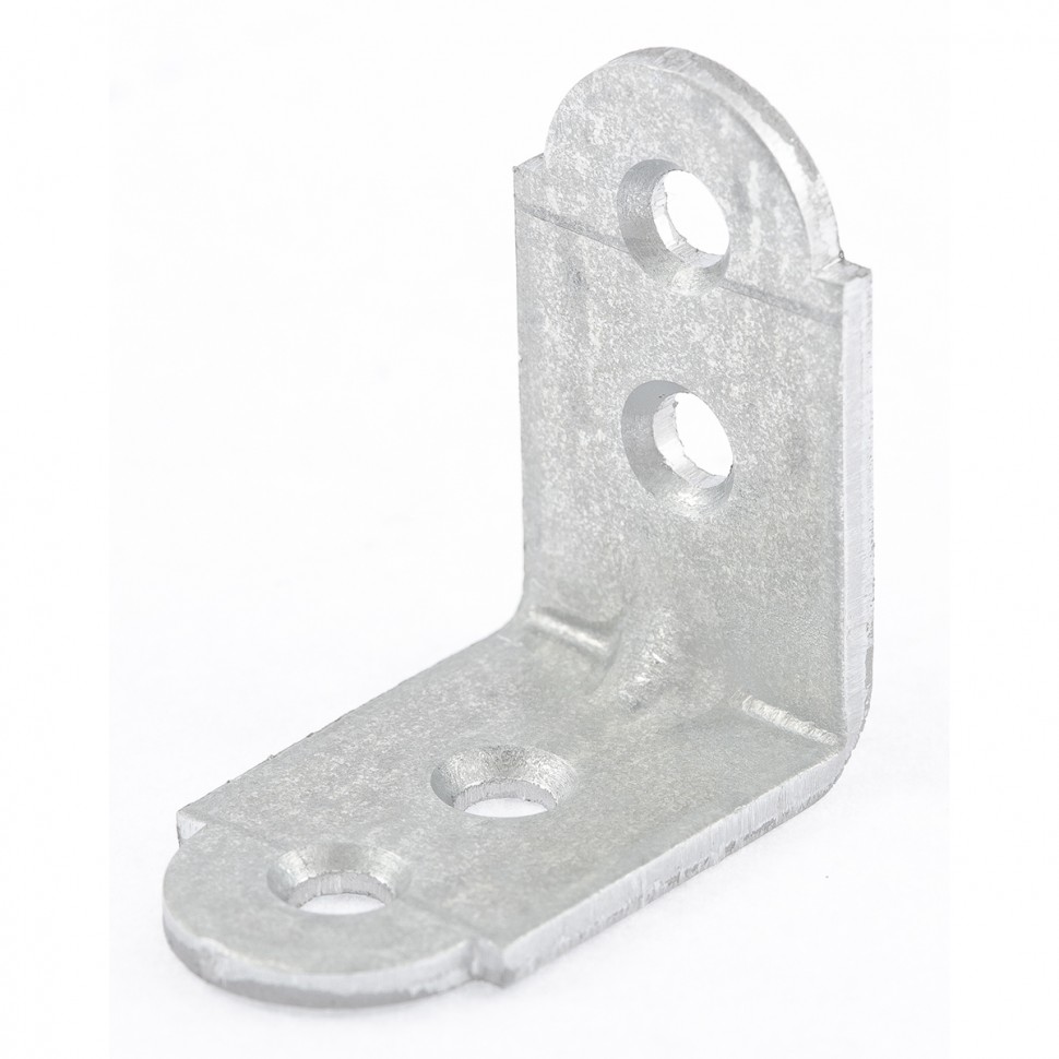 Уголок мебельный усиленный, 2,0 мм, 30х30х16 мм, цинк, Россия// Сибртех