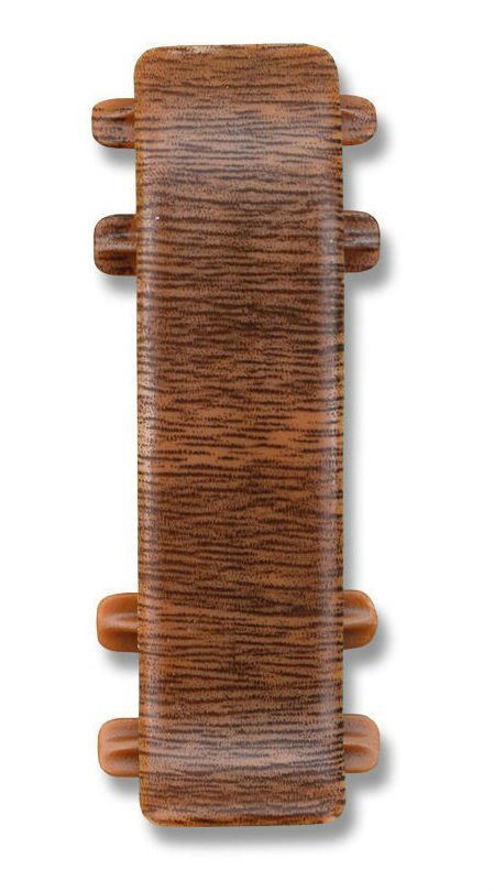 Соединитель для плинтуса Е67мм "Идеал Элит" 291 / Орех