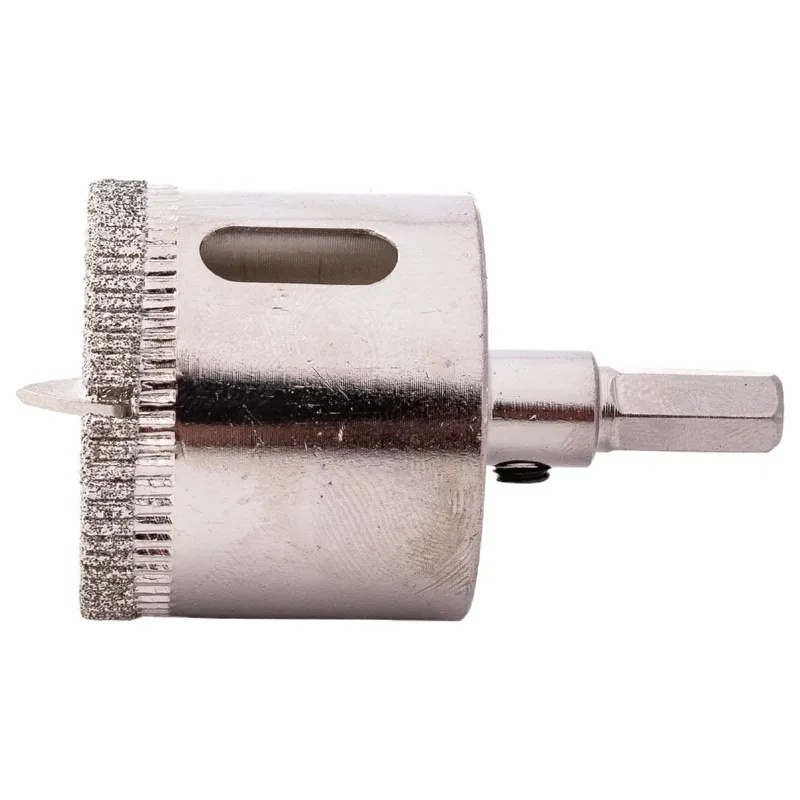 Сверло по керамической плитке и стеклу, 35 х 55 мм, 6 гр.хв-к, с центр. сверлом// Сибртех