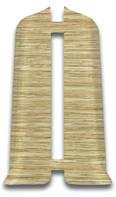 Торцевая для плинтуса 80мм "Идеал Система", 213 Дуб северный шт.