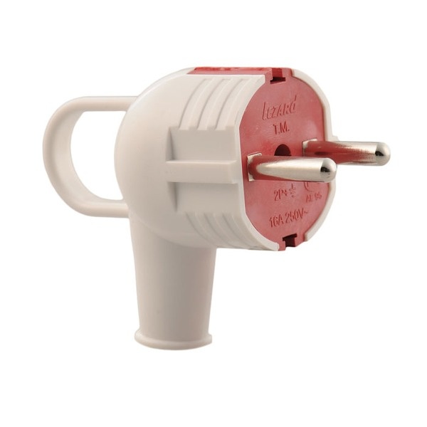 Вилка с ручкой 10А б/кр 50/400 LEZARD 715-0201-602