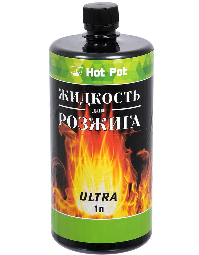 Жидкость для розжига 1 л углеводородная ULTRA HOT POT