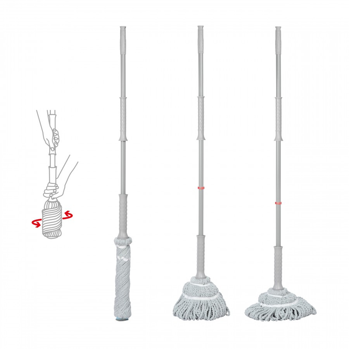 Швабра отжимная Master House с насадкой из микрофибры 75540