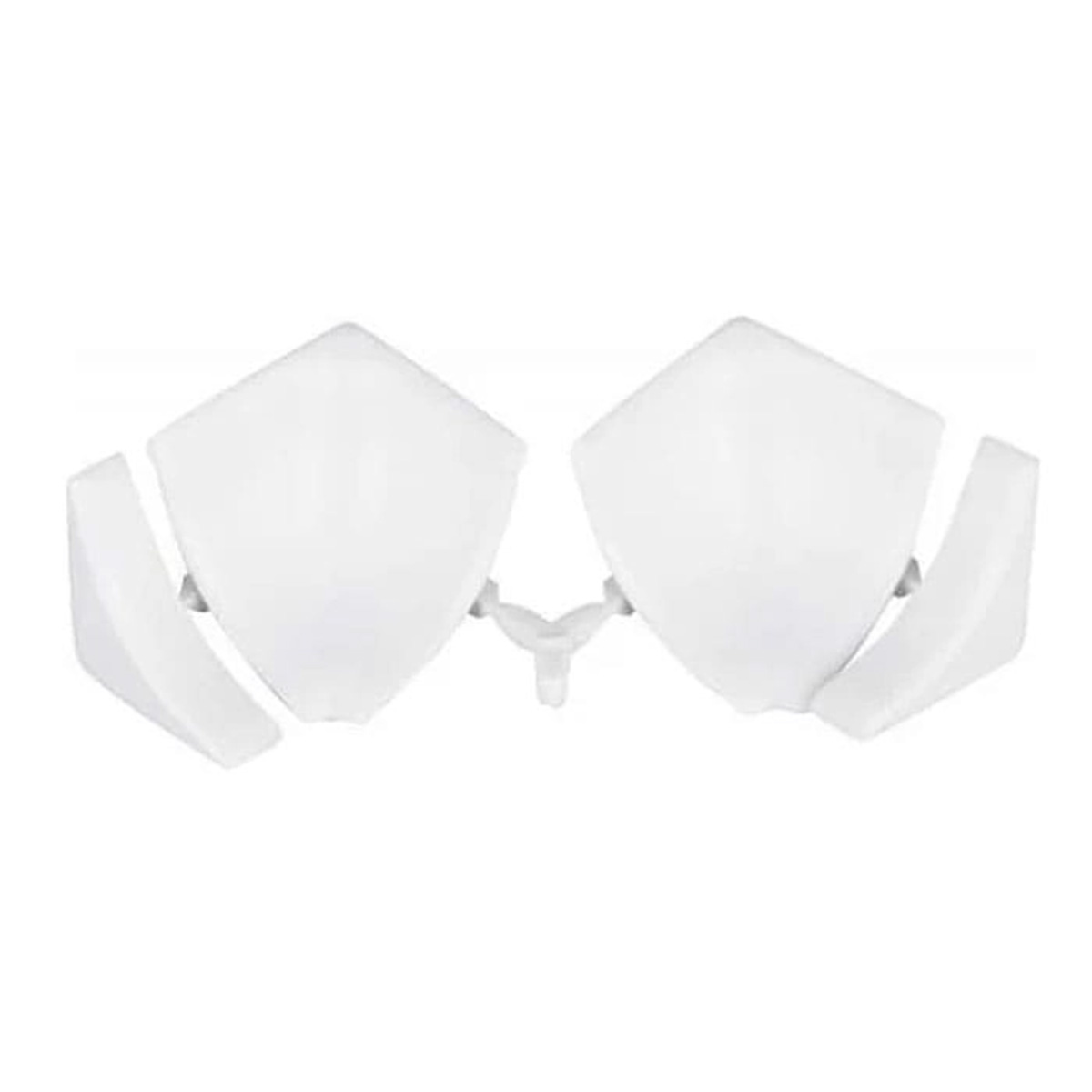 Комплектующие к плинтусу для столешницы Идеал (набор из 5 эл. во флоупаке) 001 Белый