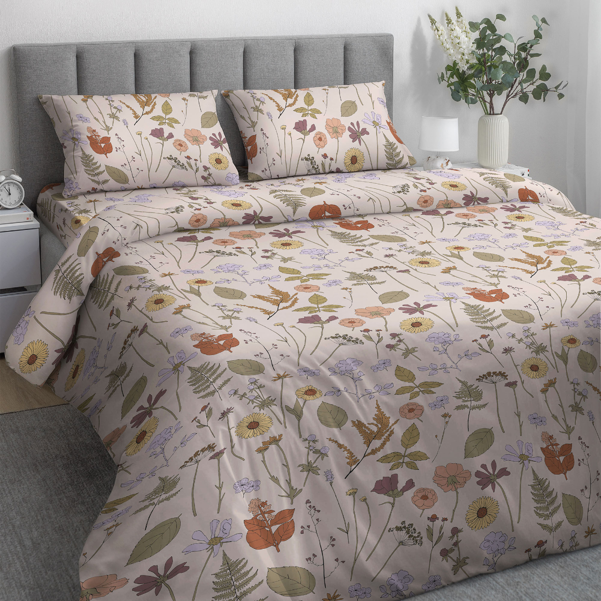 Комплект постельного белья Волшебная Ночь Фантазия семейный 50х70 см поплин 926346