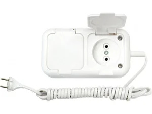 Выключатель на шнуре 0,75мм, 2м белый, Bylectrica