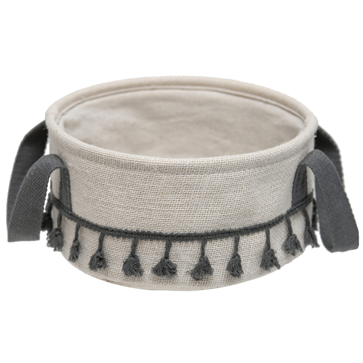 Корзина стеллажная с ручками Handy Home Кантри D25 см, пепельный LIS-88M