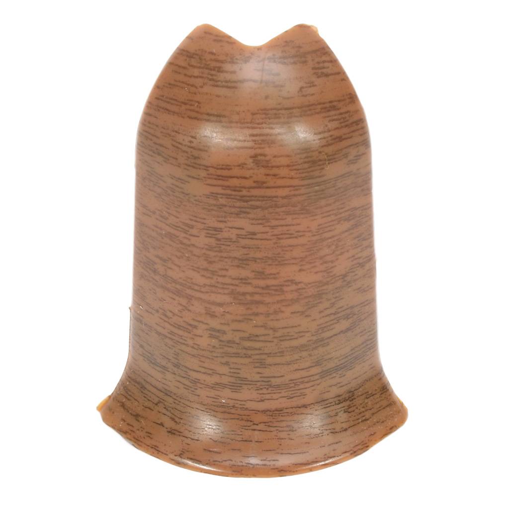 Угол наружный (комплект) для плинтуса 55мм "Идеал Комфорт", 291 Орех