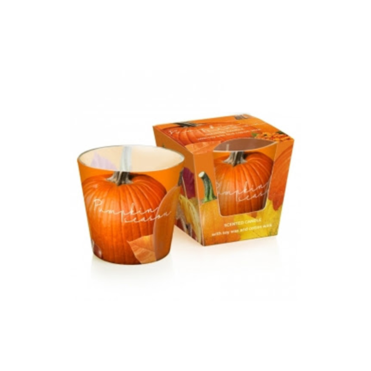 Аромасвеча BARTEK в стакане 115 г Сезон тыквы (Pumpkin Season)