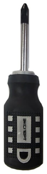 Отвертка "ЭКСПЕРТ" 149102-2-038 двухкомпонентная рукоятка, магнитный наконечник, PH2,0х38 мм