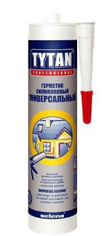 Герметик силикон универсальный (280 мл) серый Tytan (КНР)