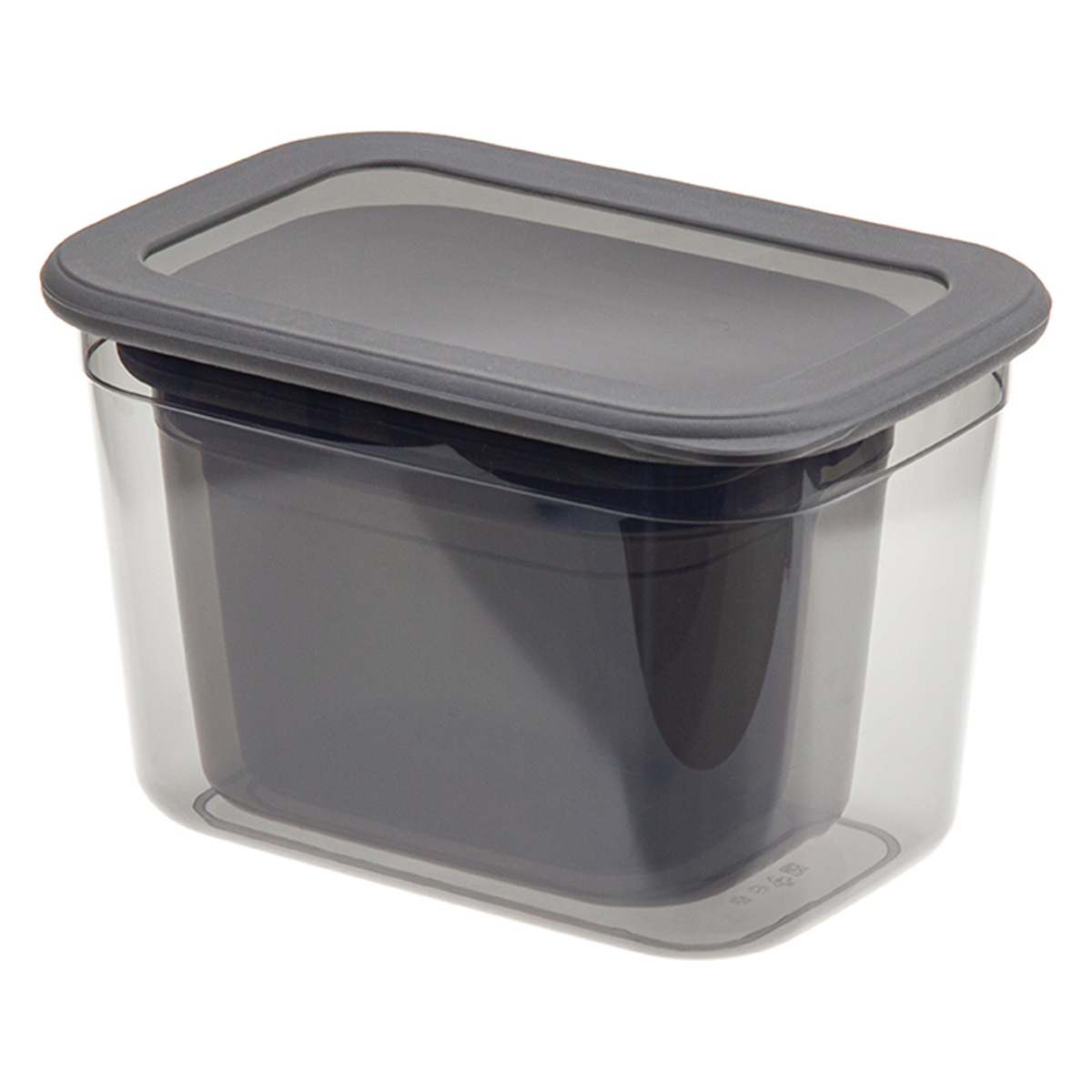 Набор ёмкостей для продуктов РЕСПЕКТ (0,8л+1,3л+2,3л)  Графитовый М 1265