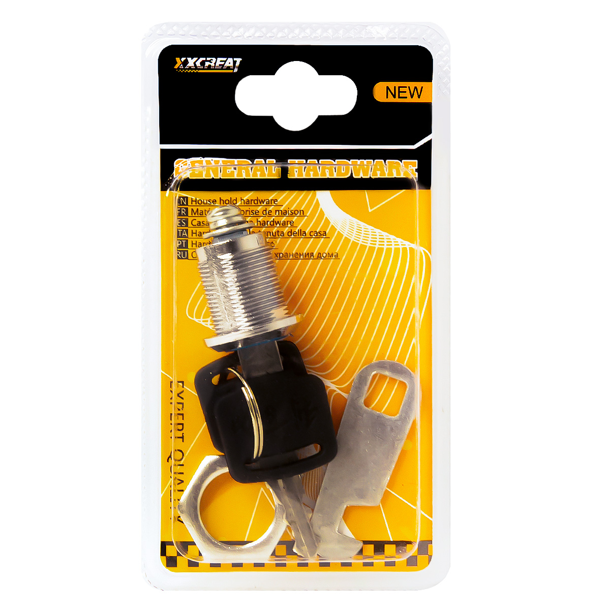 Замок для мебельных шкафов 2cm (блистер)