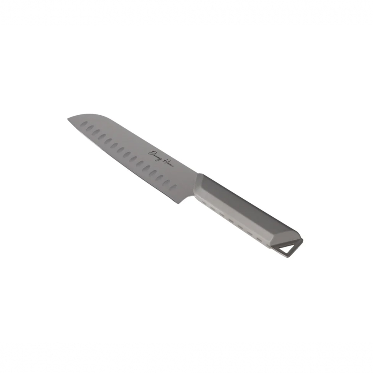 Нож сантоку DH серая пластиковая ручка DH3800-GREY