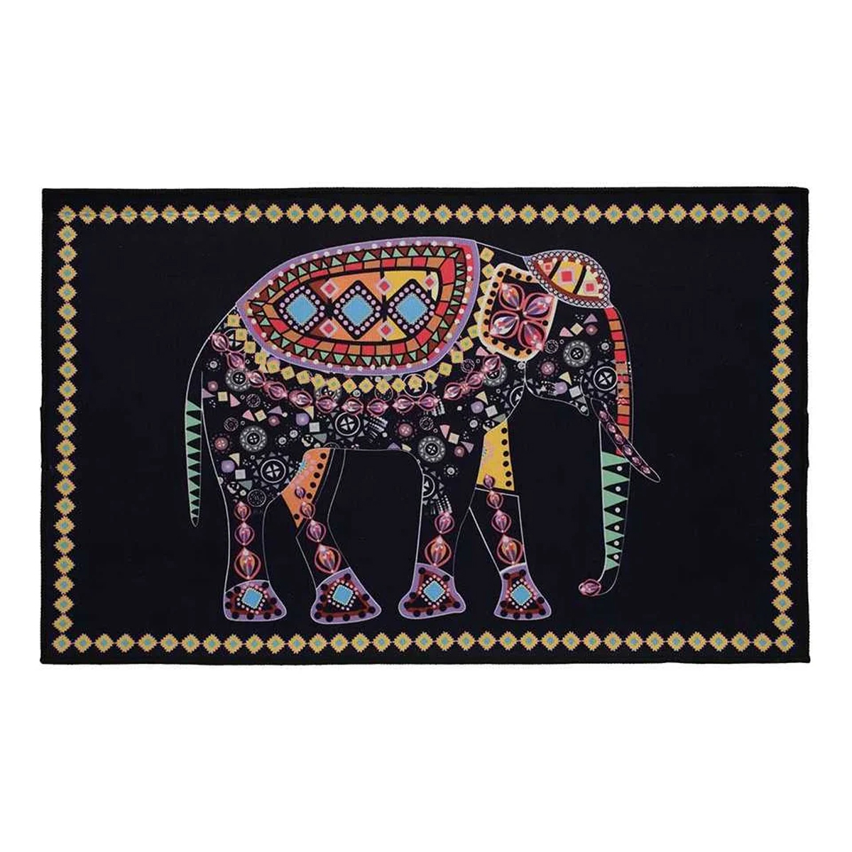 Коврик влаговпитывающий  "Velur"  50*80 см "Слон на удачу", "VORTEX" / 10