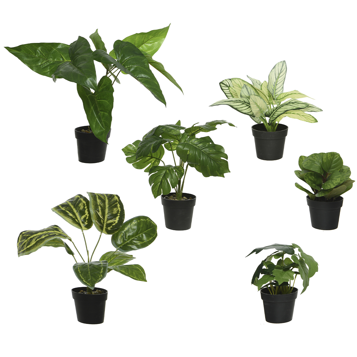 Растение искусственное в горшке в ассорт. 32х36х40 см 800609 Kmg