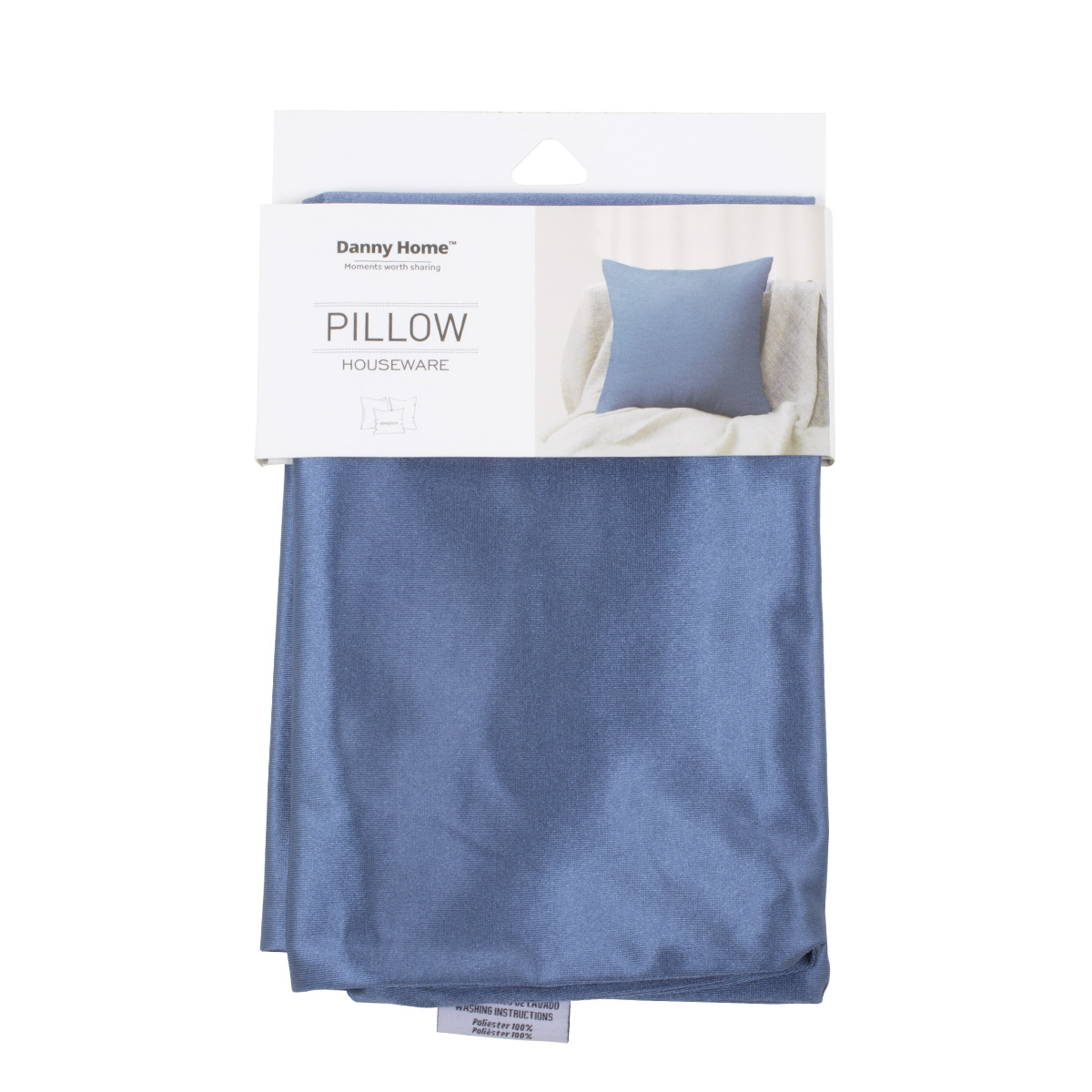 Наволочка на декоративную подушку DH 50х50 см синий CL02-09P