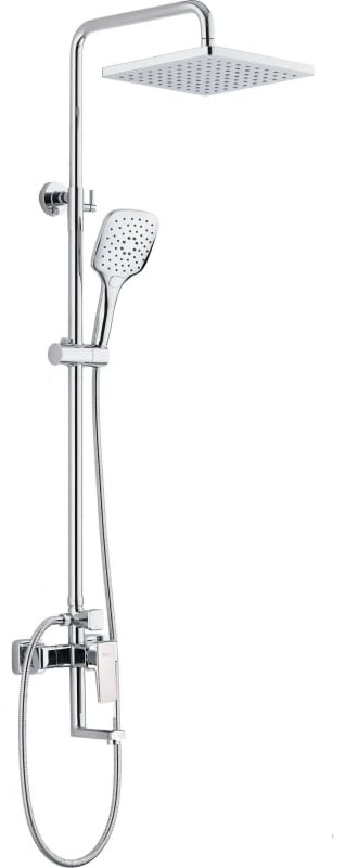 Душевая система со смесителем для ванны, хром ESKO Berlin ST250BR