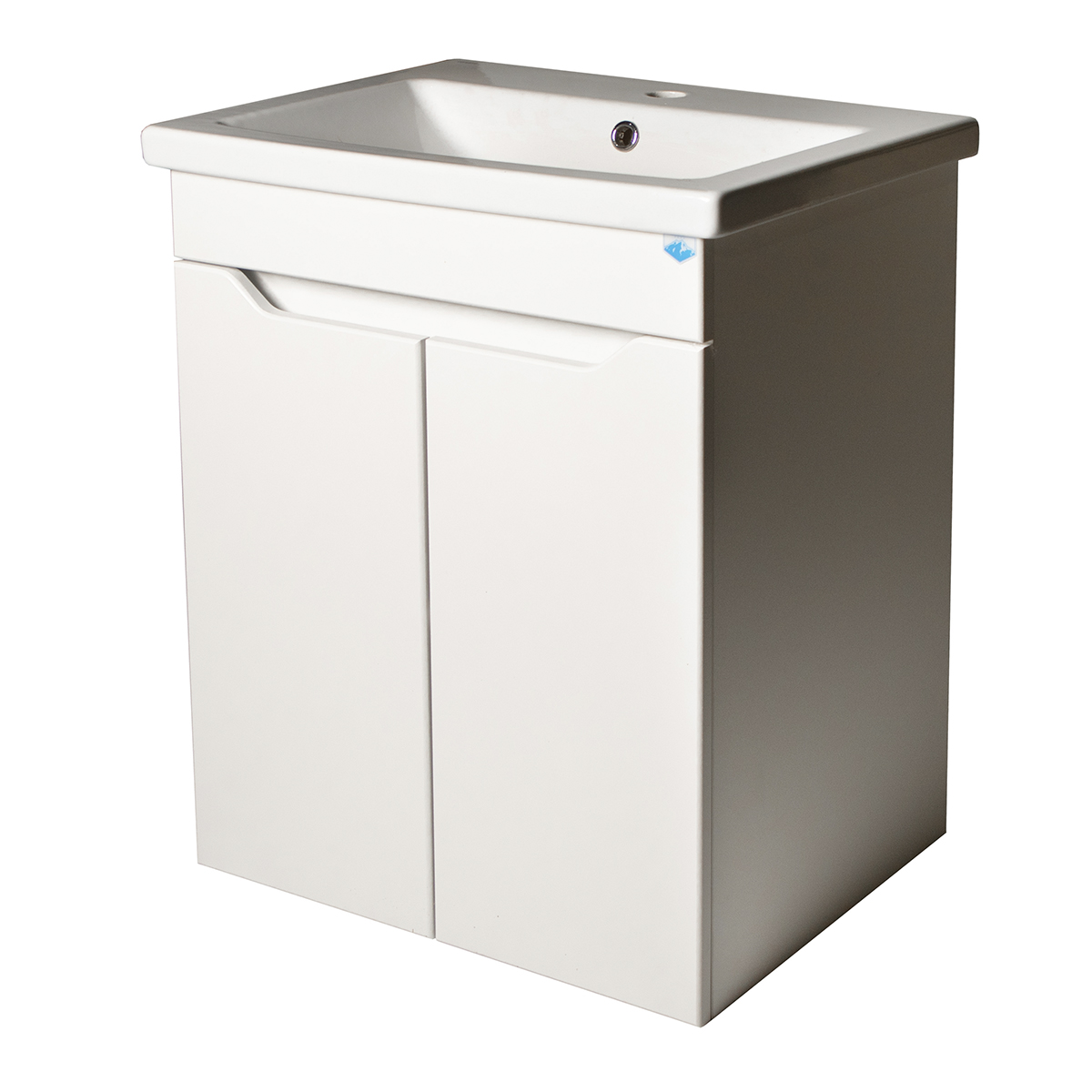 Тумба Модерн Breeze 60, напольная, 2 двери, белая