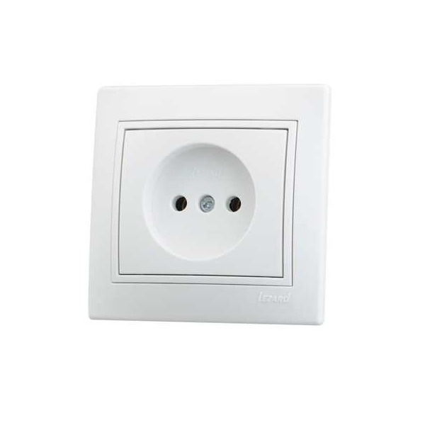 Розетка MIRA 701 0202 121 бел. с вст.с/у