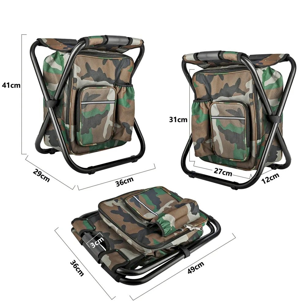 Стульчик походный с рюкзаком хаки 6928 CN