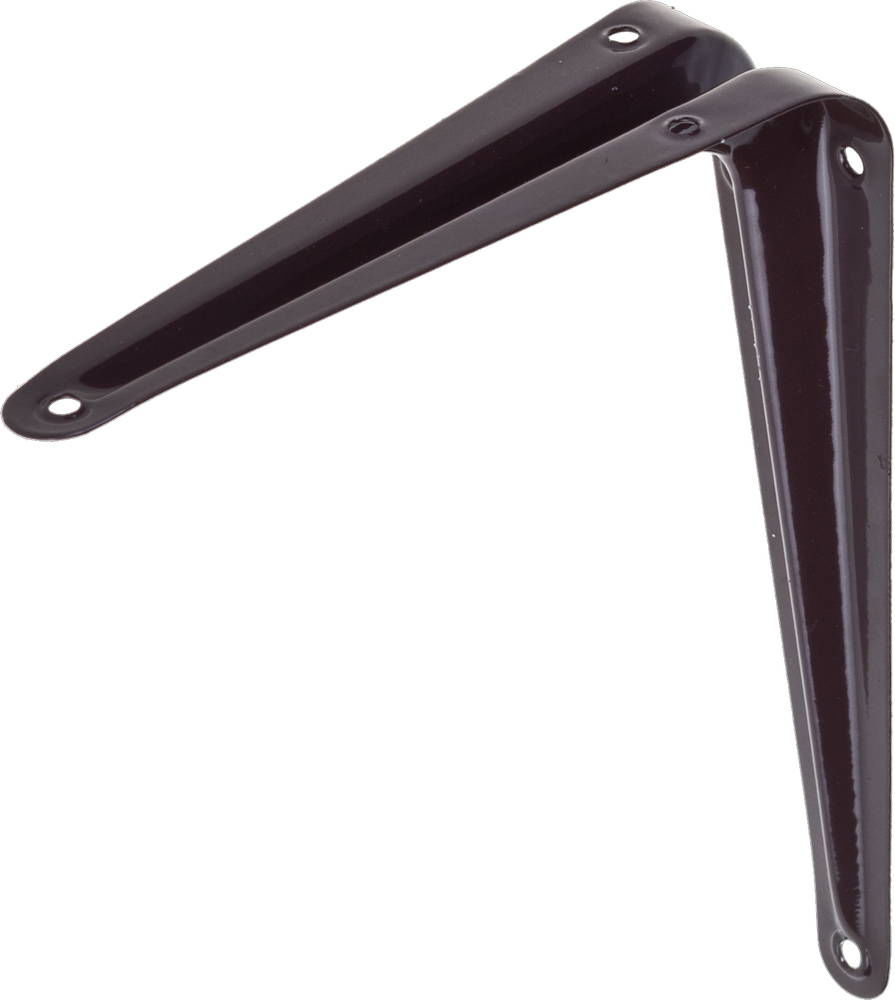 Кронштейн угловой с ребром,  200х250 мм, коричневый,// СИБРТЕХ Кронштейн угловой с ребром,  200х250 мм, коричневый,// СИБРТЕХ