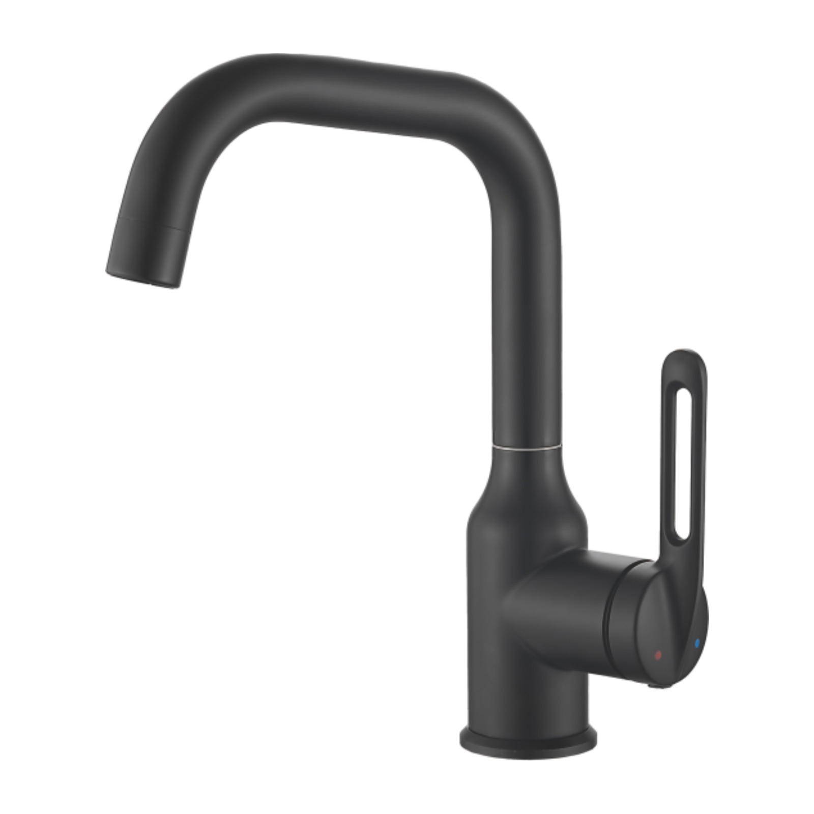 Смеситель д/р HB 10825-7 нержавеющая сталь черный