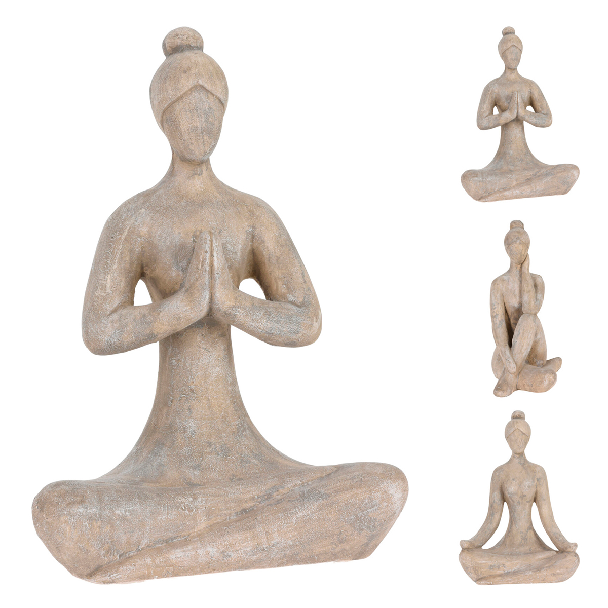 Статуэтка декоративная Фигура йога 3 вида в ассортименте 95203200 К