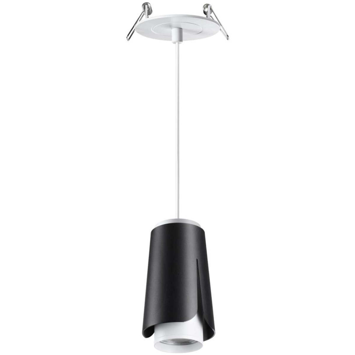 Светильник  SPOT NT22 черный встраиваемый, провод 2м IP20 GU10 9W 220V TULIP 370830