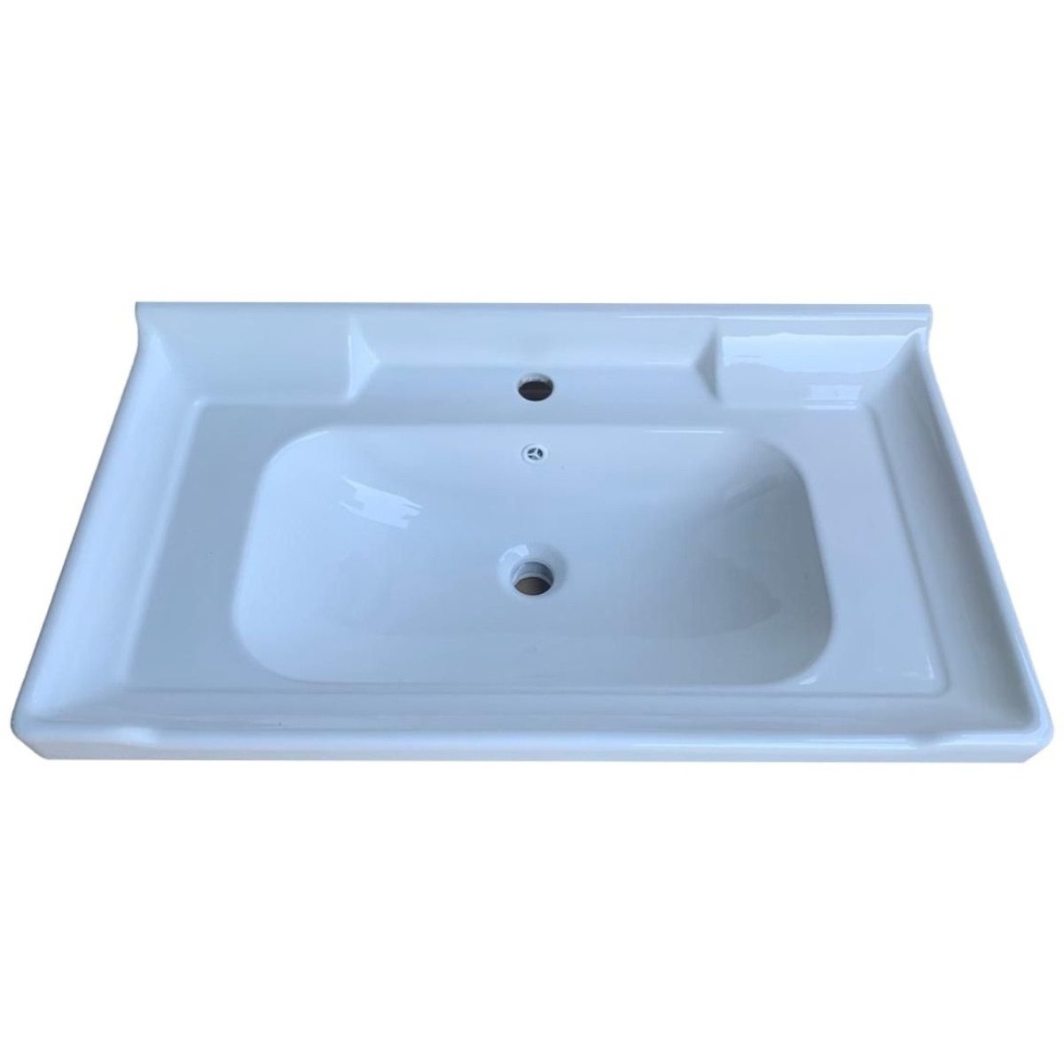 Раковина накладная SANITECO 9080E белый 810х470х190